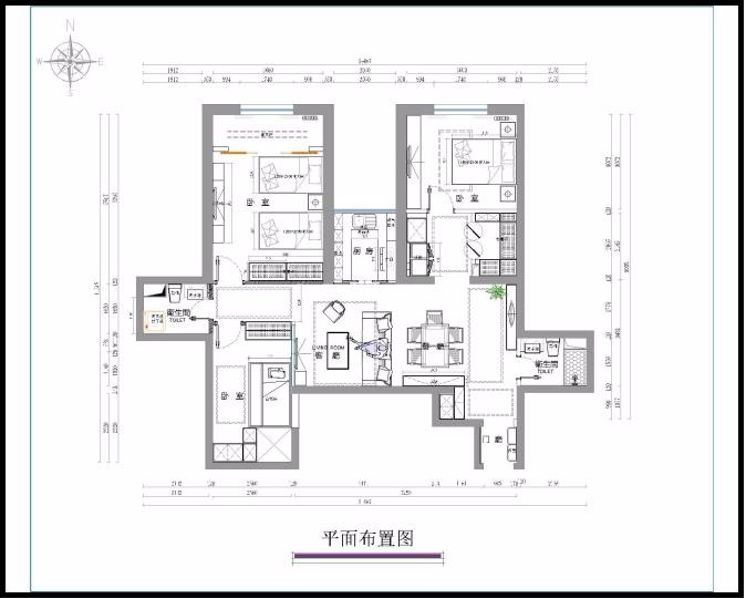 宣興大廈新中式風(fēng)格戶型圖裝修效果圖