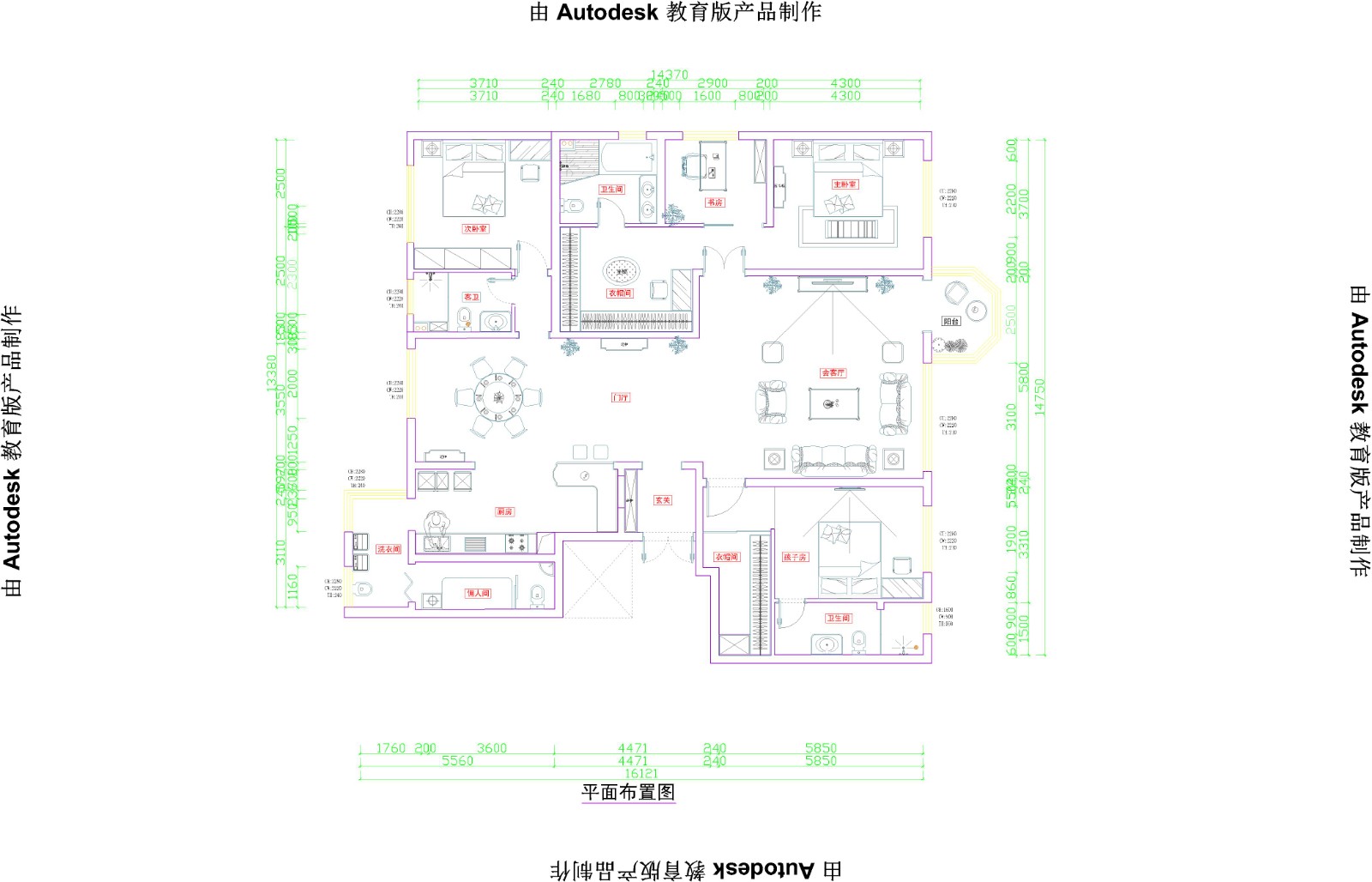 天山九峯歐式風(fēng)格戶型圖裝修效果圖